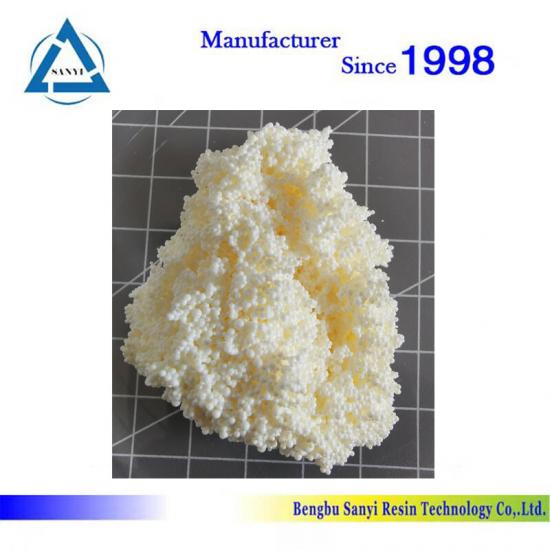 Special resin for nitrate removal