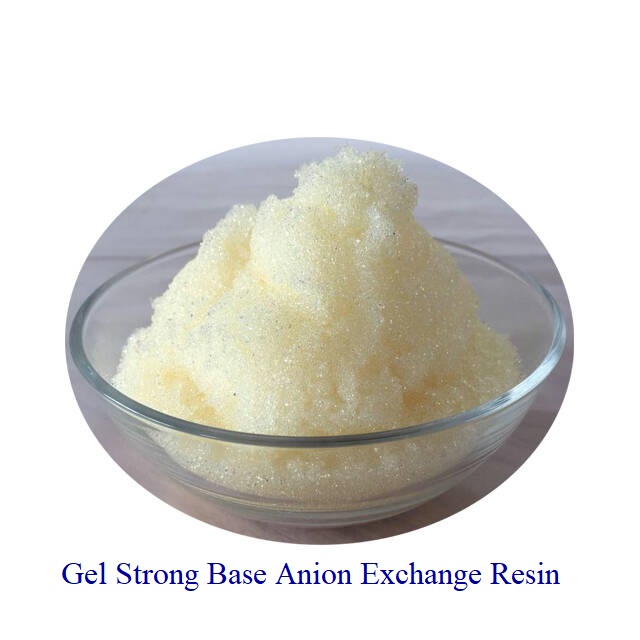 Strong base anion exchange resin (SBA)