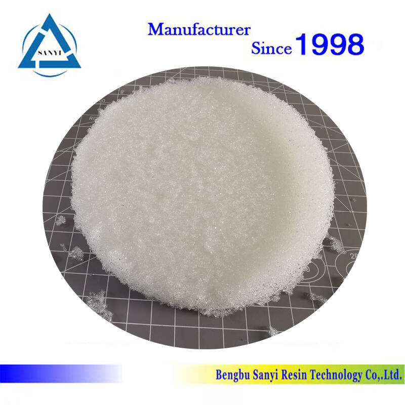 Gel type strong base anion exchange resins 